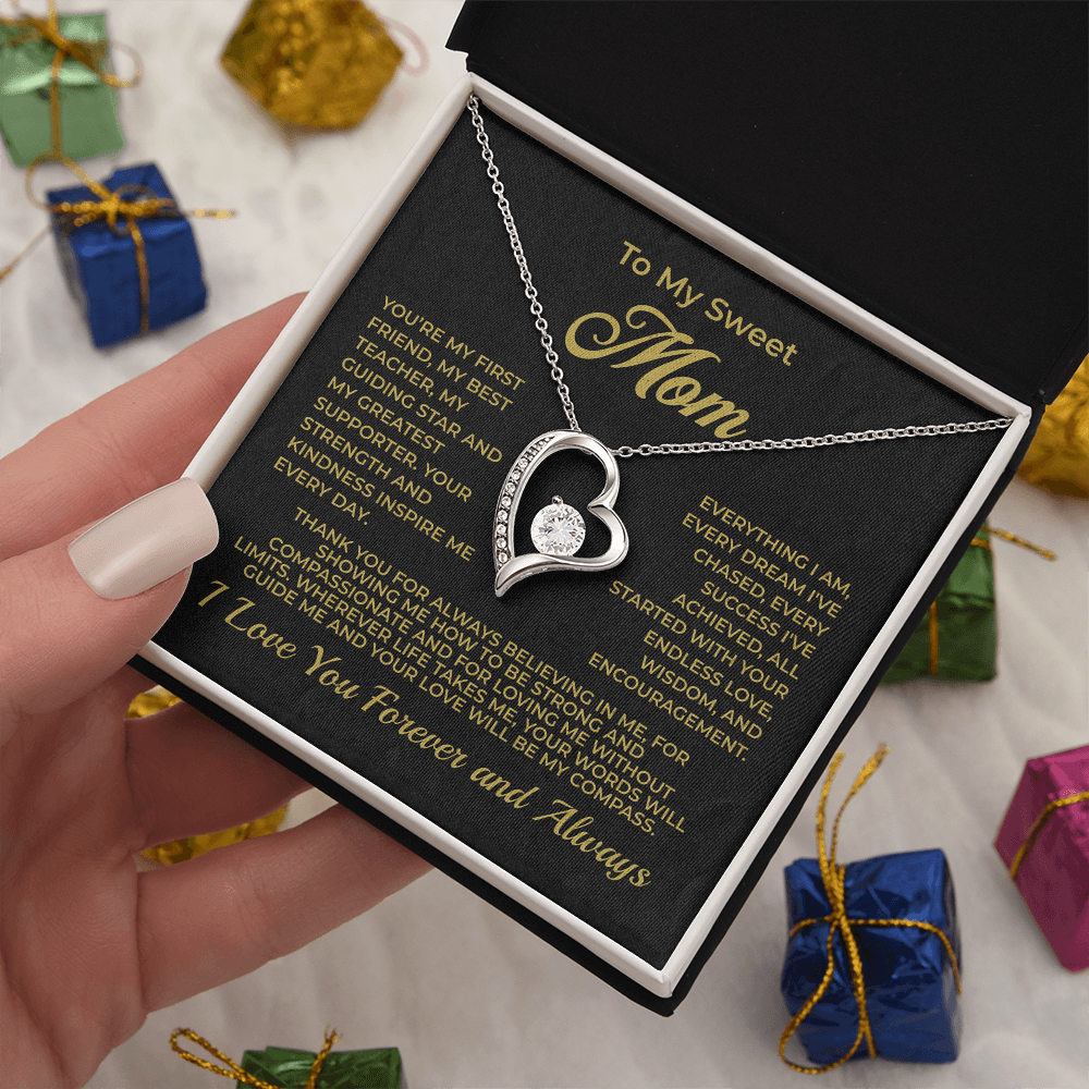 ShineOn Fulfillment Jewelry To My Sweet Mom - Forever Love Necklace