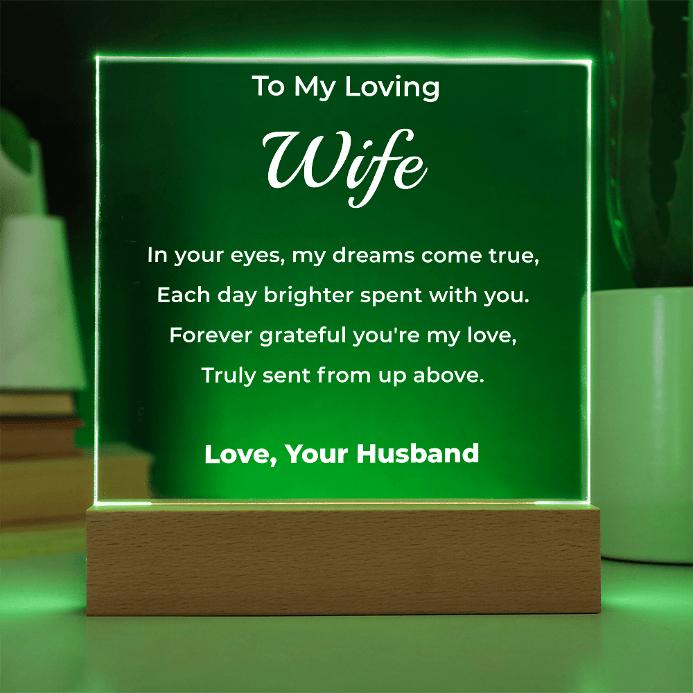 ShineOn Fulfillment Jewelry To Wife From Husband - LED Plaque