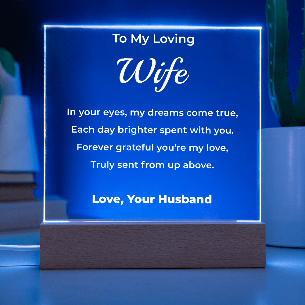 ShineOn Fulfillment Jewelry To Wife From Husband - LED Plaque
