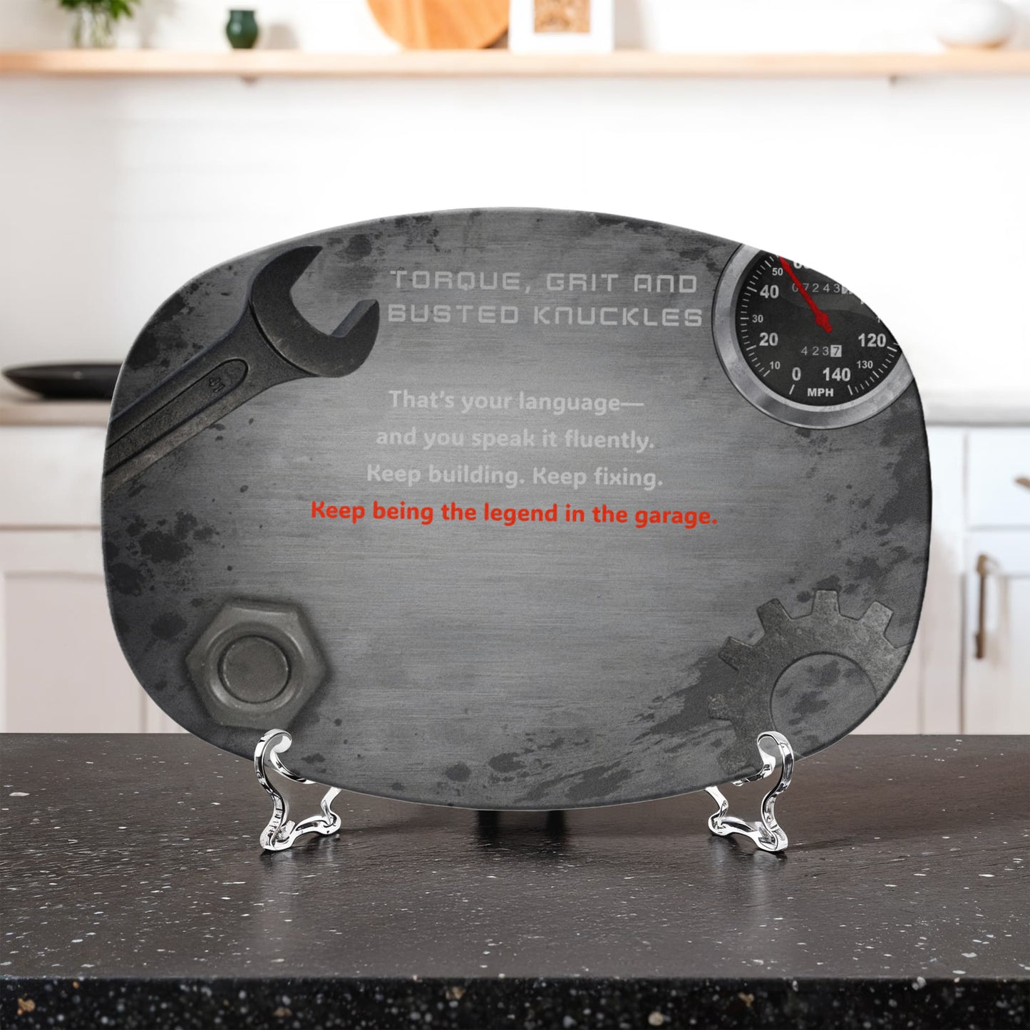 ShineOn Fulfillment Kitchenware 10”x14” Platter The Wrench Whisperer – Catchall Tray - GHR1145