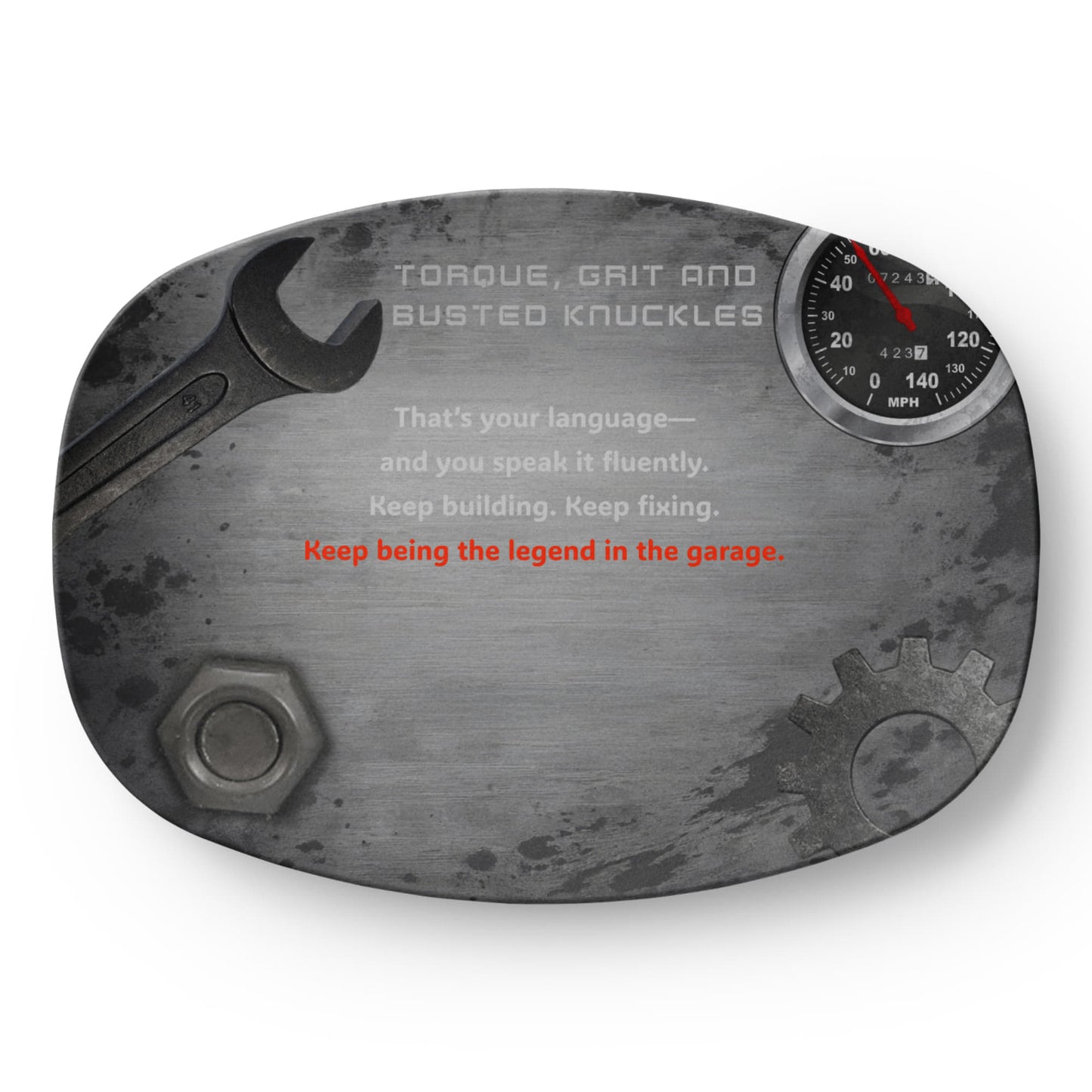 ShineOn Fulfillment Kitchenware 10”x14” Platter The Wrench Whisperer – Catchall Tray - GHR1145