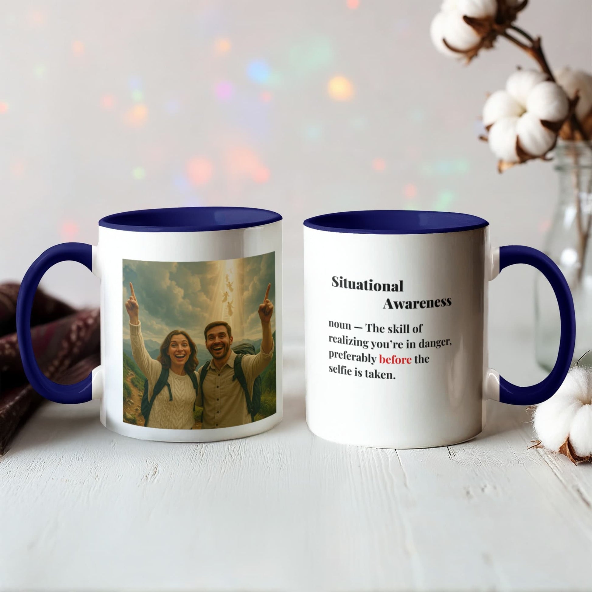 ShineOn Fulfillment Drinkware 11 oz. / Midnight Blue Rapture Situational Awareness Coffee Mug - GHR1181