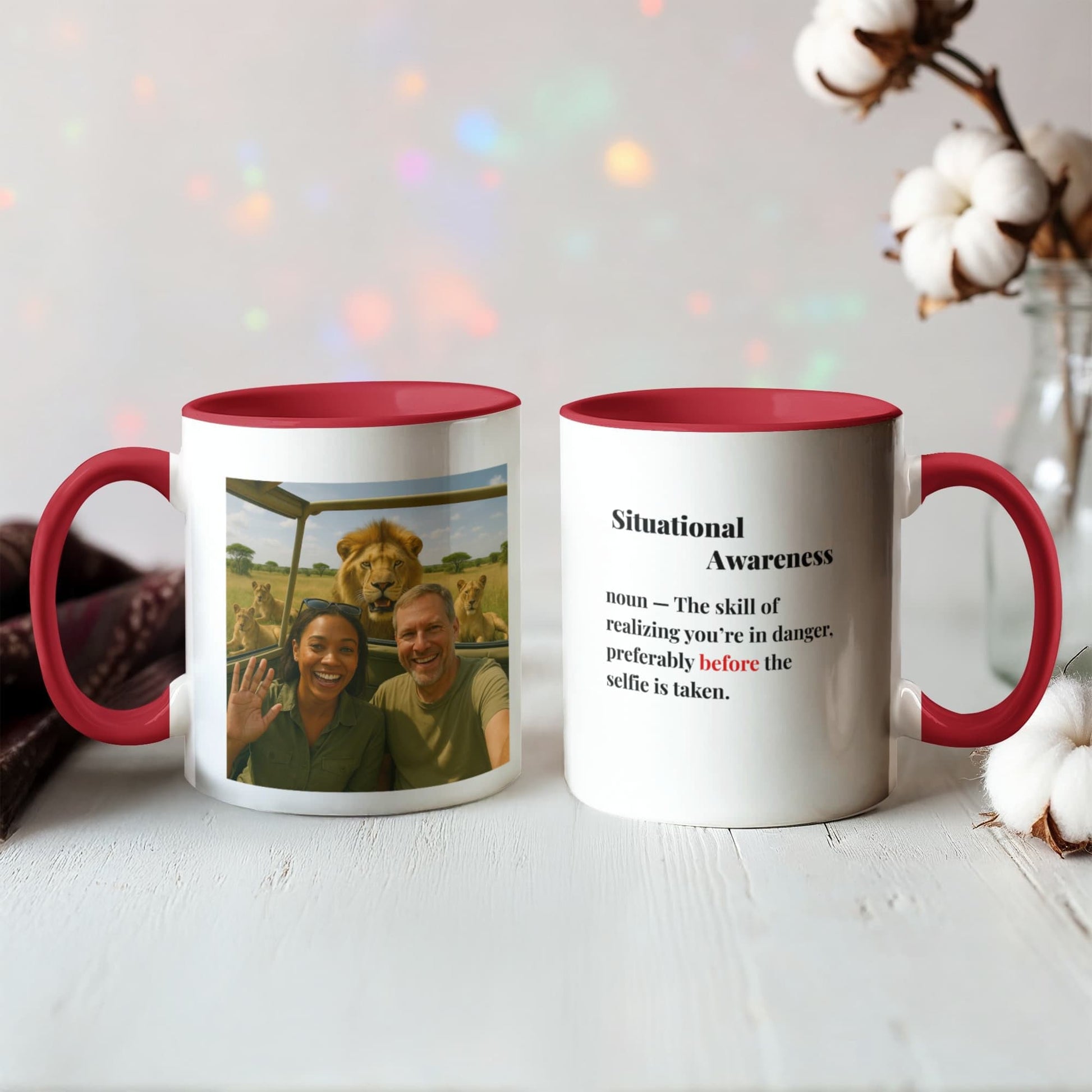 ShineOn Fulfillment Drinkware 11 oz. / Red Lion Situational Awareness Coffee Mug - GHR1165