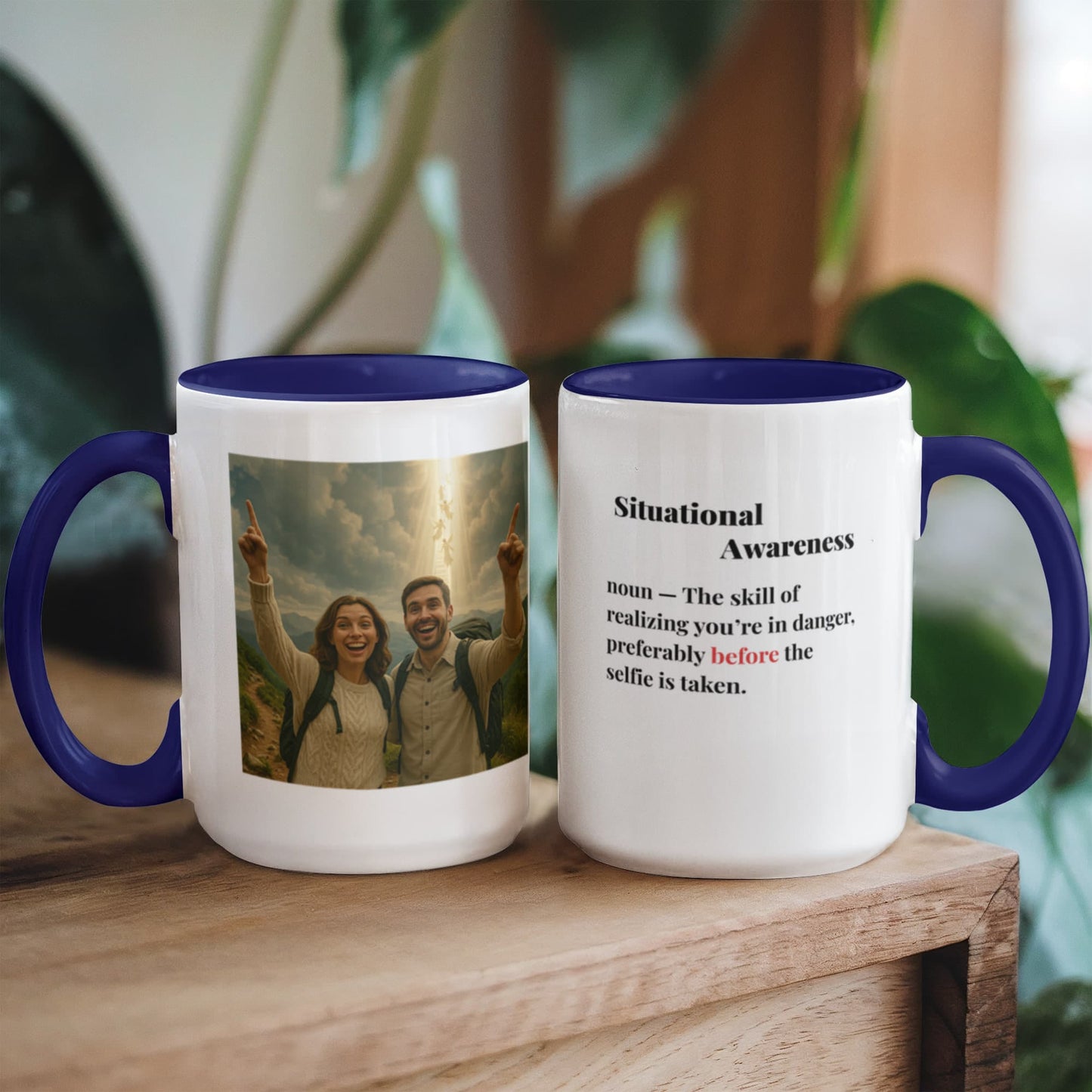 ShineOn Fulfillment Drinkware 15 oz. / Midnight Blue Rapture Situational Awareness Coffee Mug - GHR1181