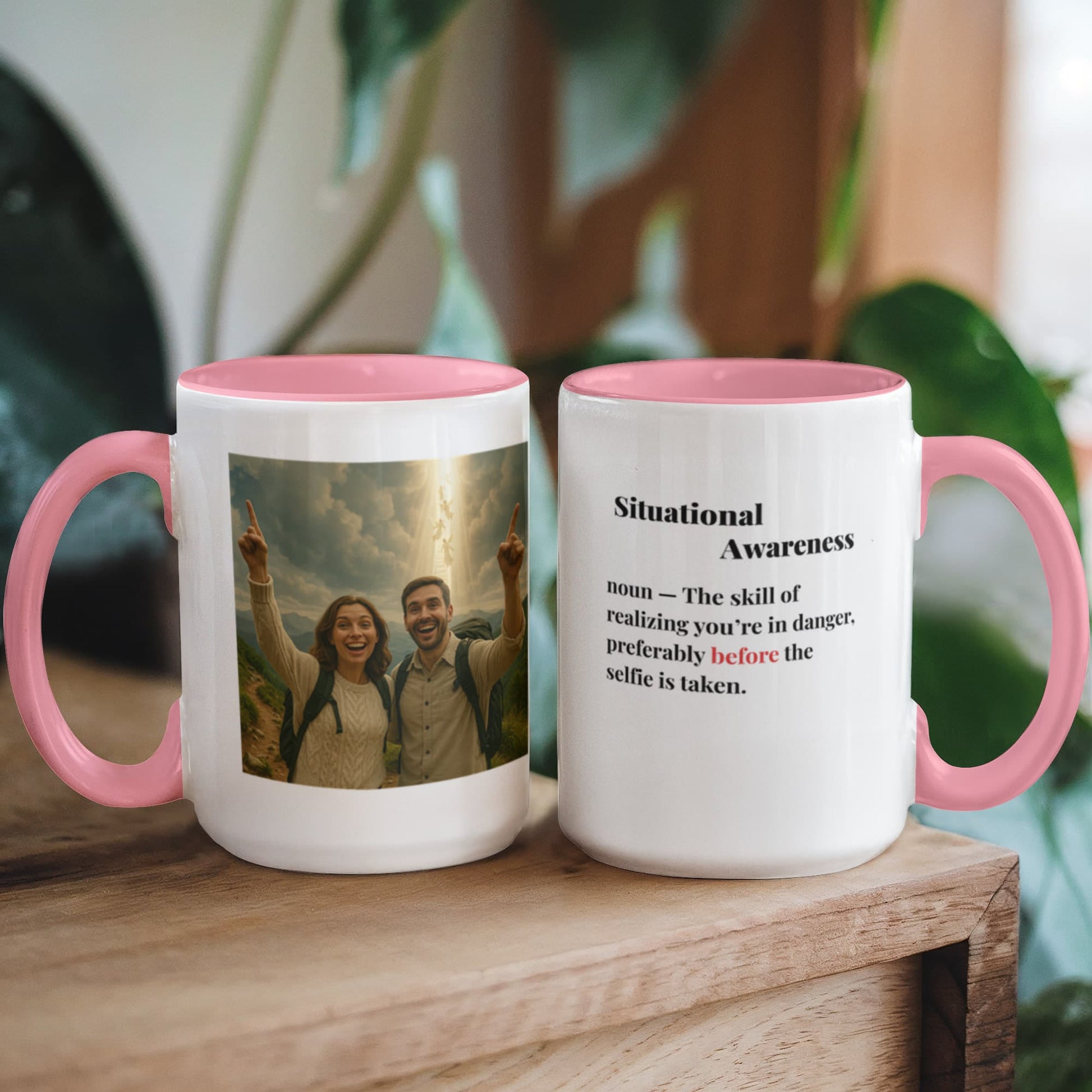 ShineOn Fulfillment Drinkware 15 oz. / Pink Rapture Situational Awareness Coffee Mug - GHR1181