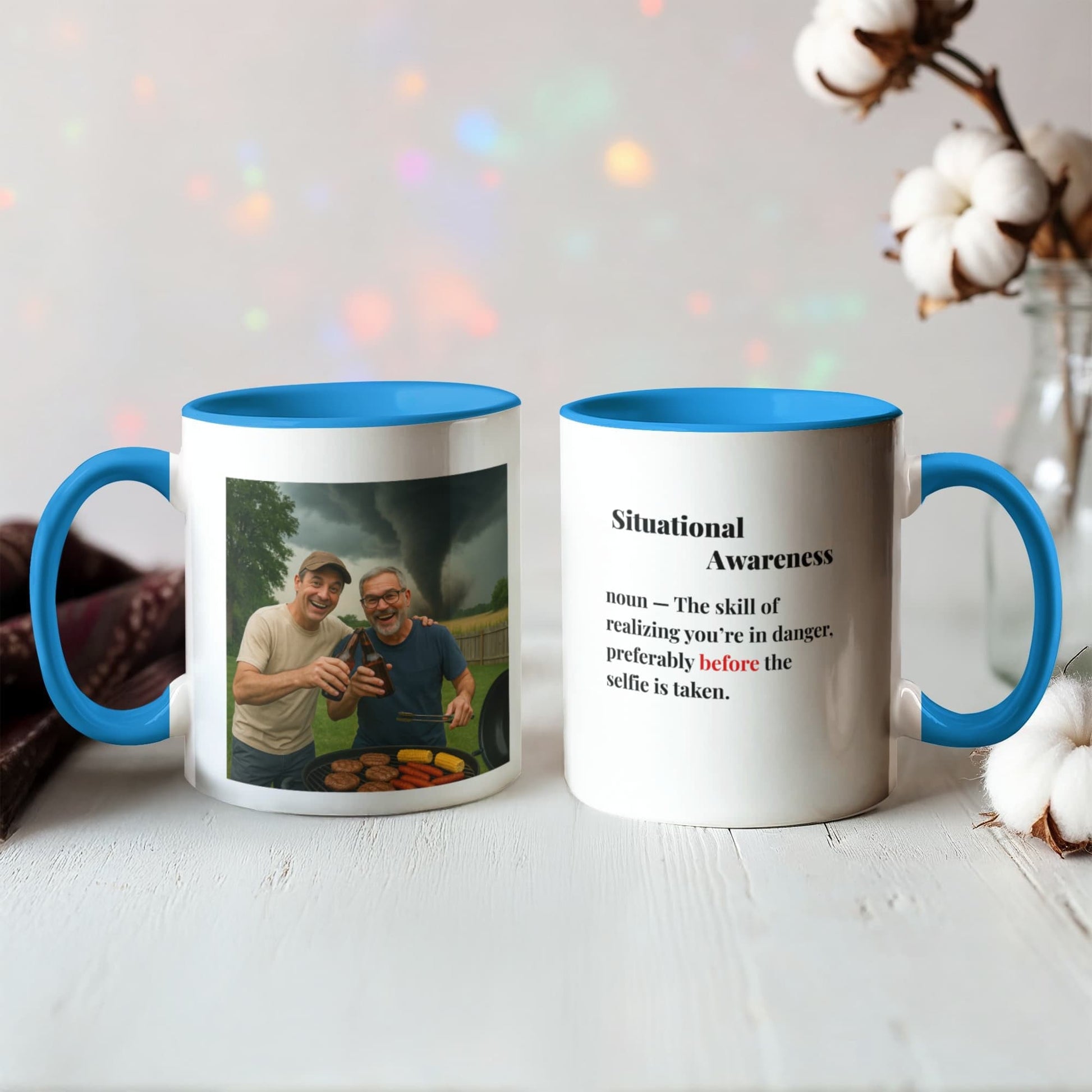 ShineOn Fulfillment Drinkware BBQ Situational Awareness Coffee Mug - GHR1163