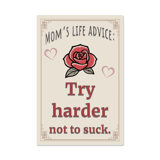 ShineOn Fulfillment Jewelry 12" x 18" Funny Metal Wall Art - GHR1249