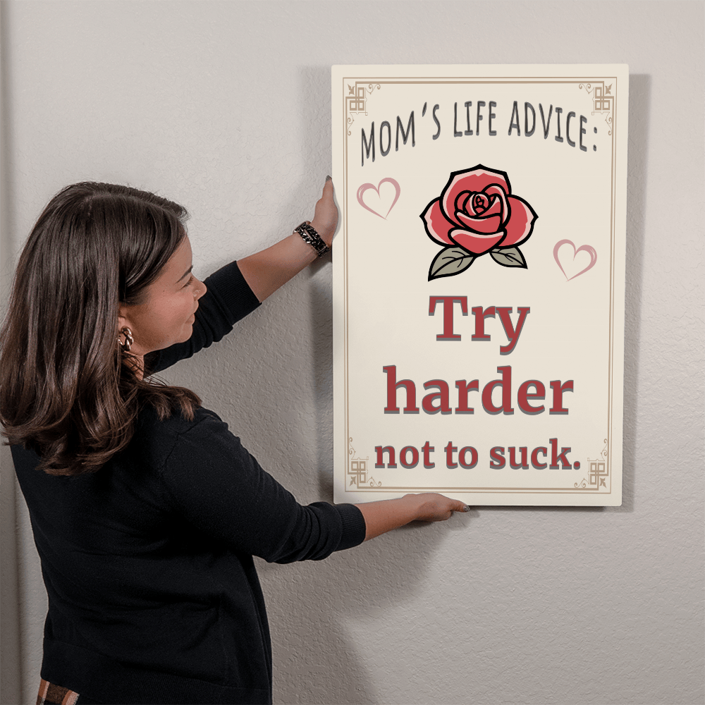 ShineOn Fulfillment Jewelry 20" x 30" Funny Metal Wall Art - GHR1249