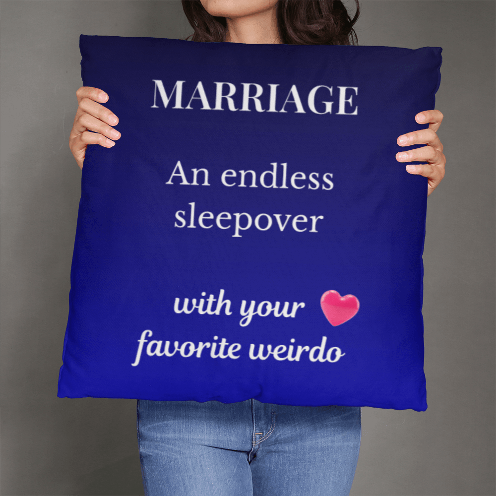 ShineOn Fulfillment Jewelry 26" x 26" Marriage Pillow – Classic Pillow - GHR1211