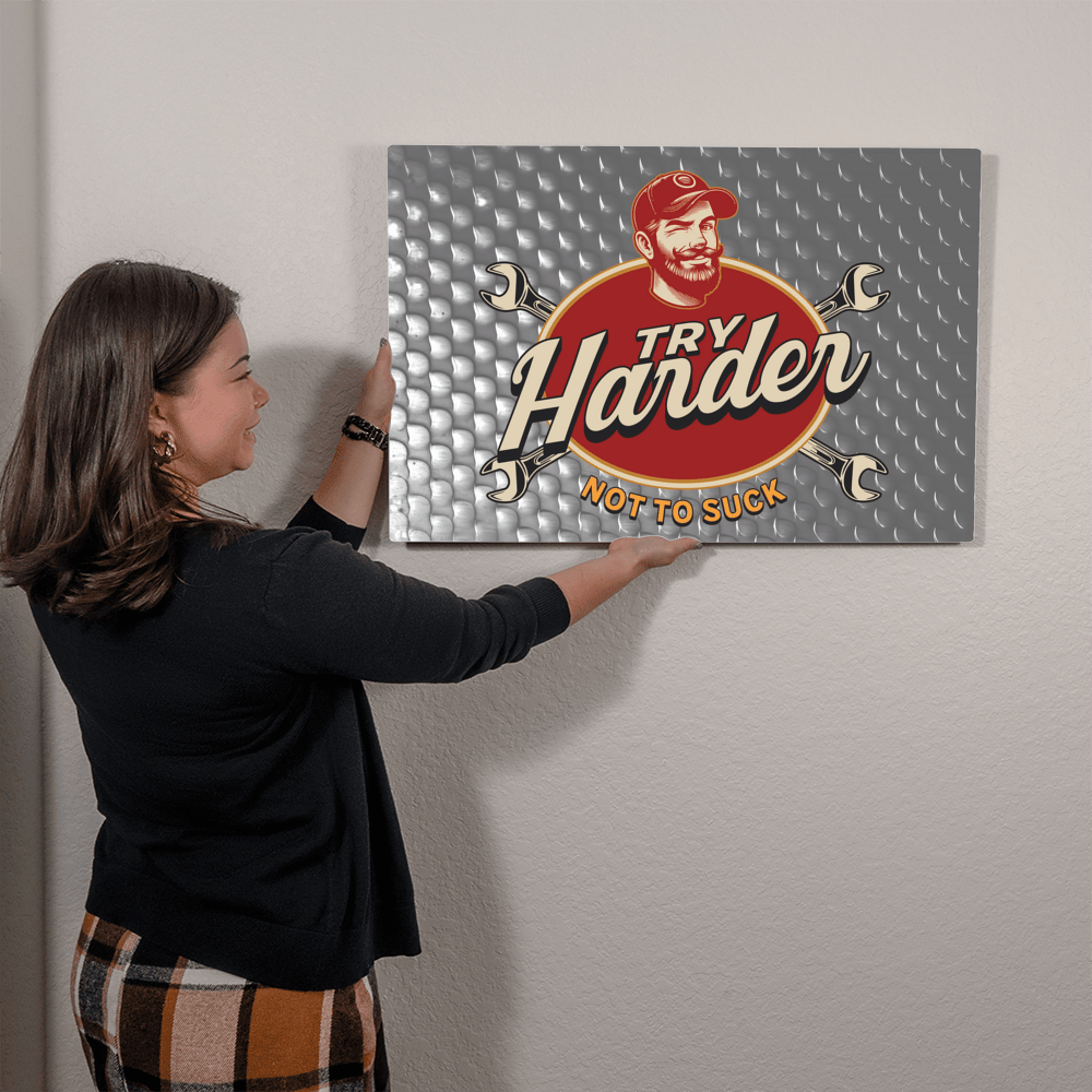 ShineOn Fulfillment Jewelry 30" x 20" Funny Metal Wall Art - GHR1250