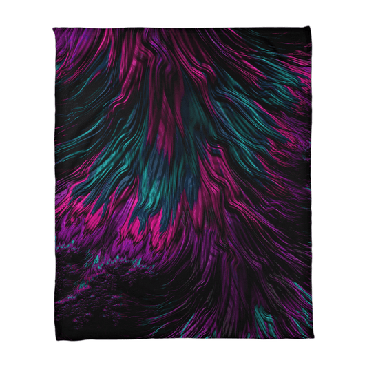 ShineOn Fulfillment Jewelry 30" x 40" Abstract Coral Fleece Blanket - GHR1218