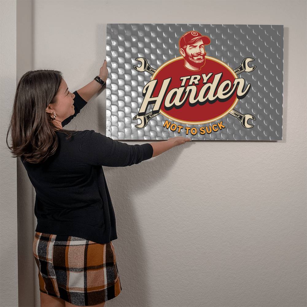 ShineOn Fulfillment Jewelry 36" x 24" Funny Metal Wall Art - GHR1250