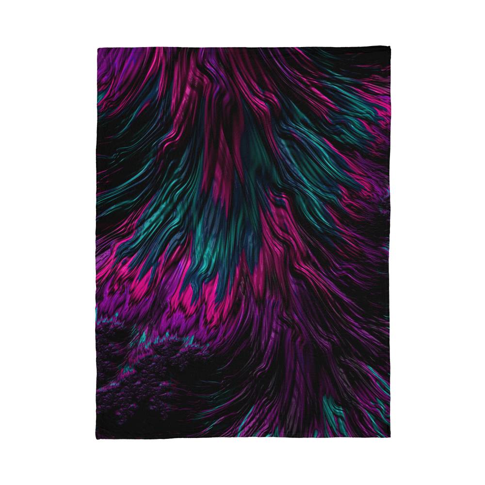 ShineOn Fulfillment Jewelry 60" x 80" Abstract Coral Fleece Blanket - GHR1218