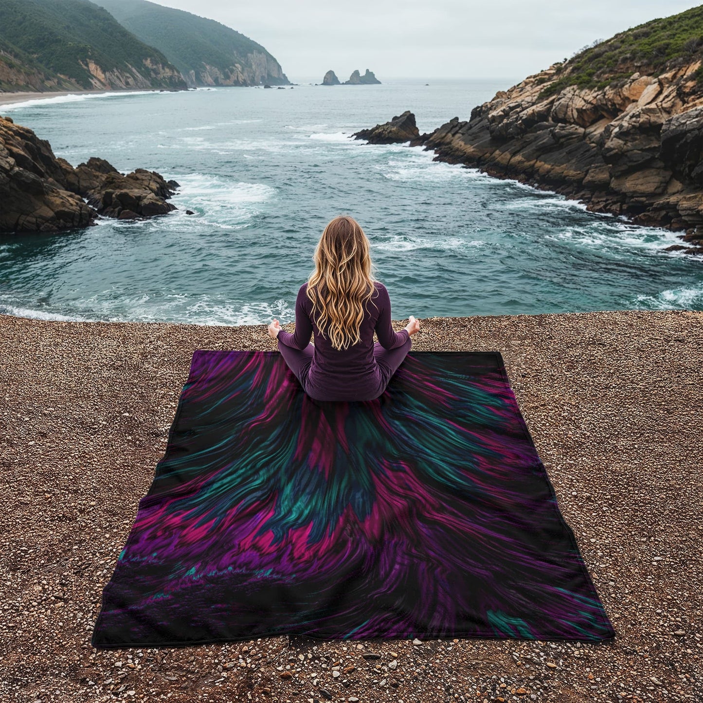 ShineOn Fulfillment Jewelry Abstract Coral Fleece Blanket - GHR1218