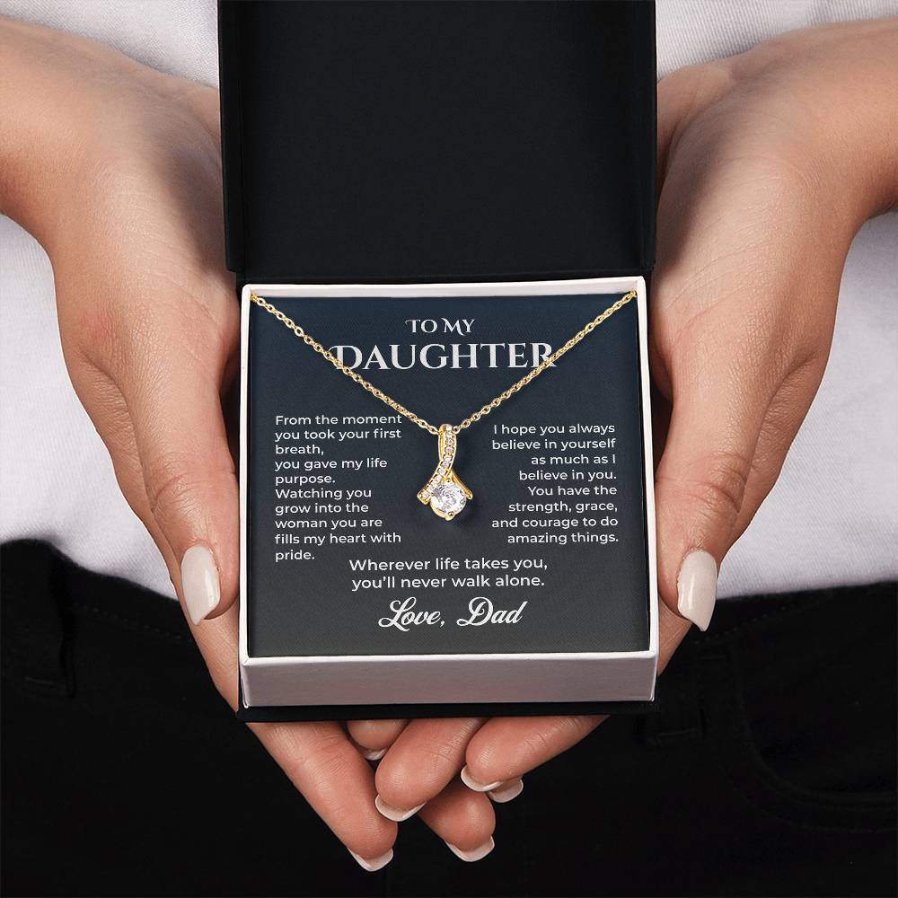 ShineOn Fulfillment Jewelry Dad->Daughter – Alluring Beauty Necklace - GHR1232