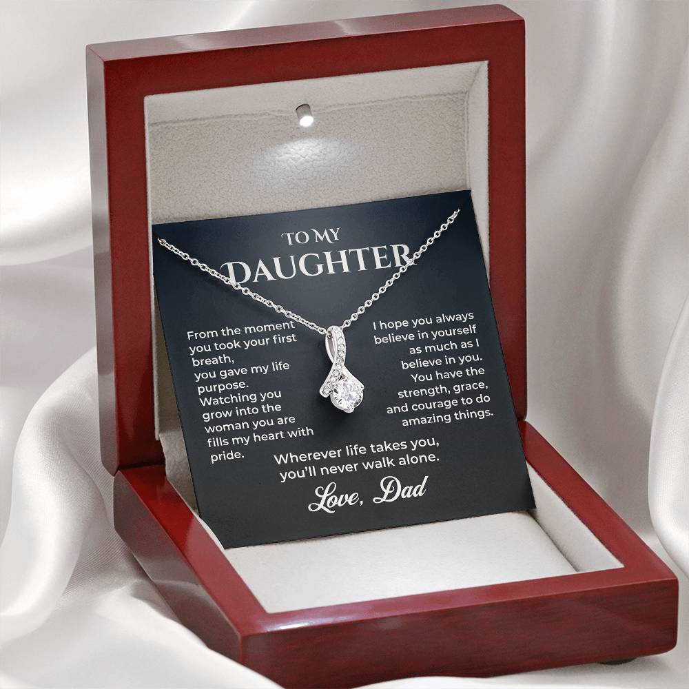 ShineOn Fulfillment Jewelry Dad->Daughter – Alluring Beauty Necklace - GHR1232