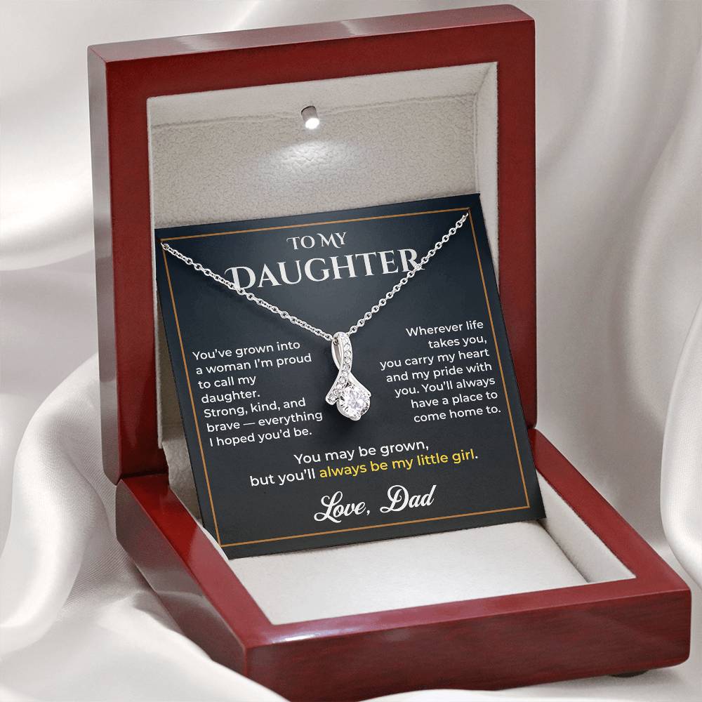 ShineOn Fulfillment Jewelry Dad->Daughter - Alluring Beauty Necklace - GHR1234