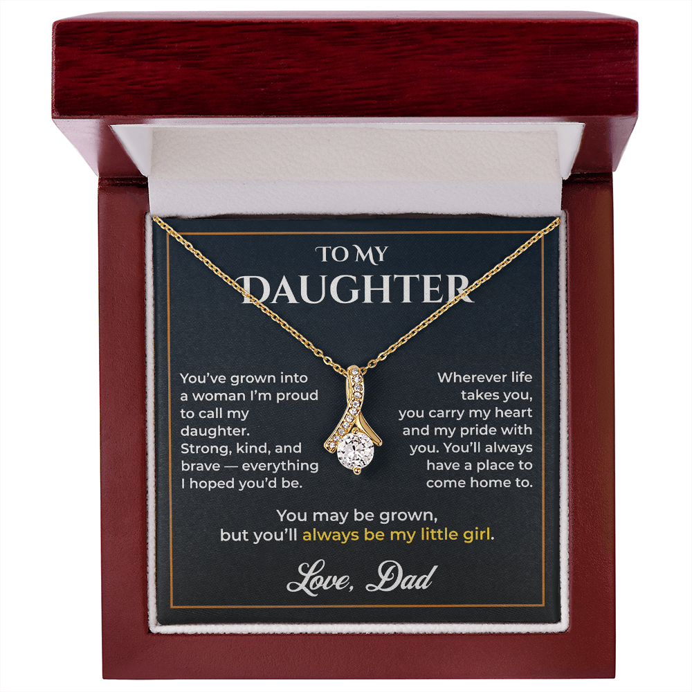 ShineOn Fulfillment Jewelry Dad->Daughter - Alluring Beauty Necklace - GHR1234