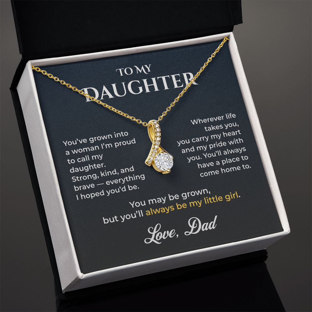 ShineOn Fulfillment Jewelry Dad->Daughter - Alluring Beauty Necklace - GHR1236