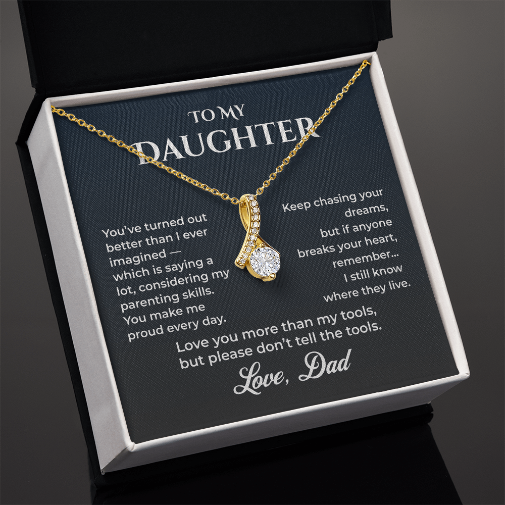 ShineOn Fulfillment Jewelry Dad->Daughter - Alluring Beauty Necklace - GHR1237