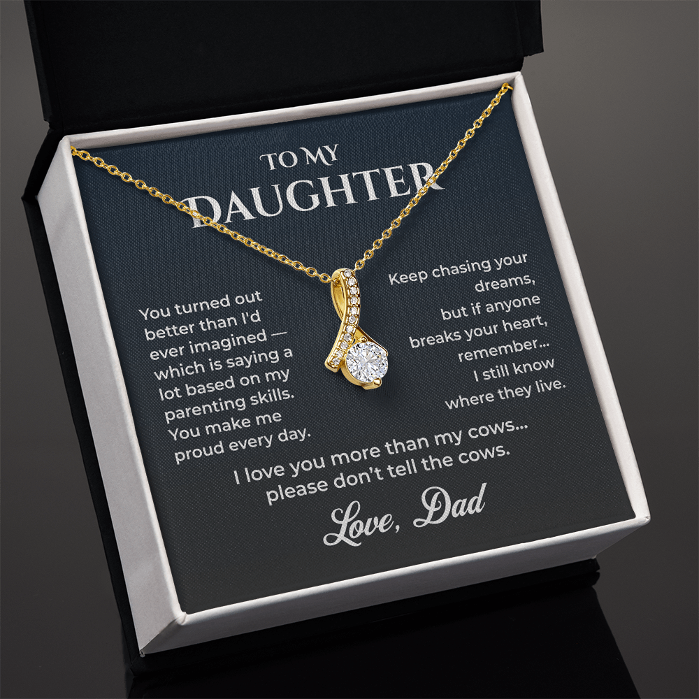 ShineOn Fulfillment Jewelry Dad->Daughter - Alluring Beauty Necklace - GHR1238