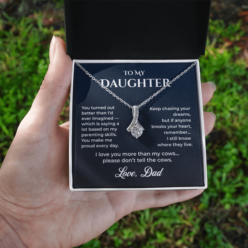 ShineOn Fulfillment Jewelry Dad->Daughter - Alluring Beauty Necklace - GHR1238