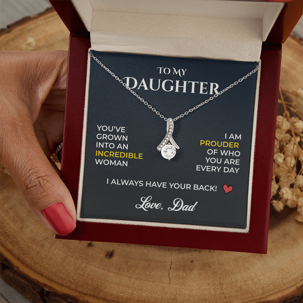 ShineOn Fulfillment Jewelry Dad->Daughter Gift - Alluring Beauty Necklace - GHR1251
