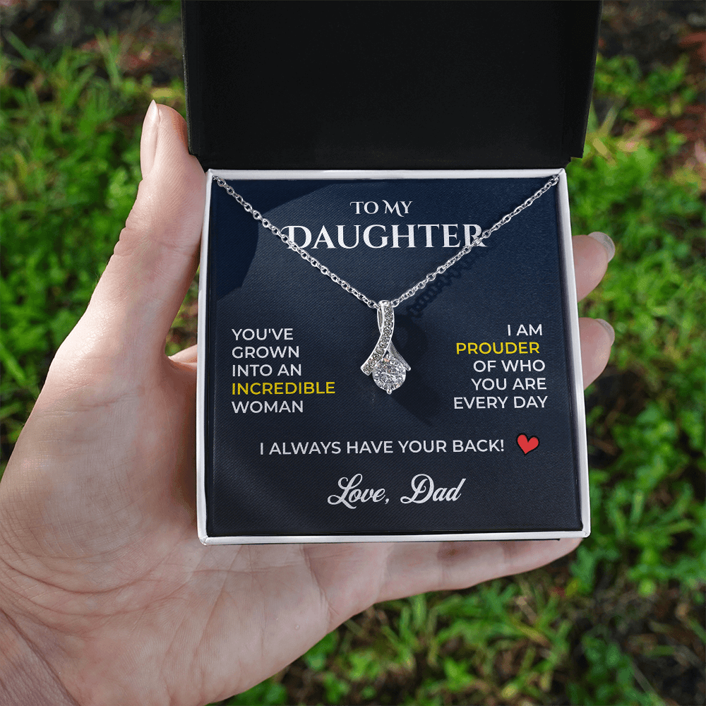 ShineOn Fulfillment Jewelry Dad->Daughter Gift - Alluring Beauty Necklace - GHR1251