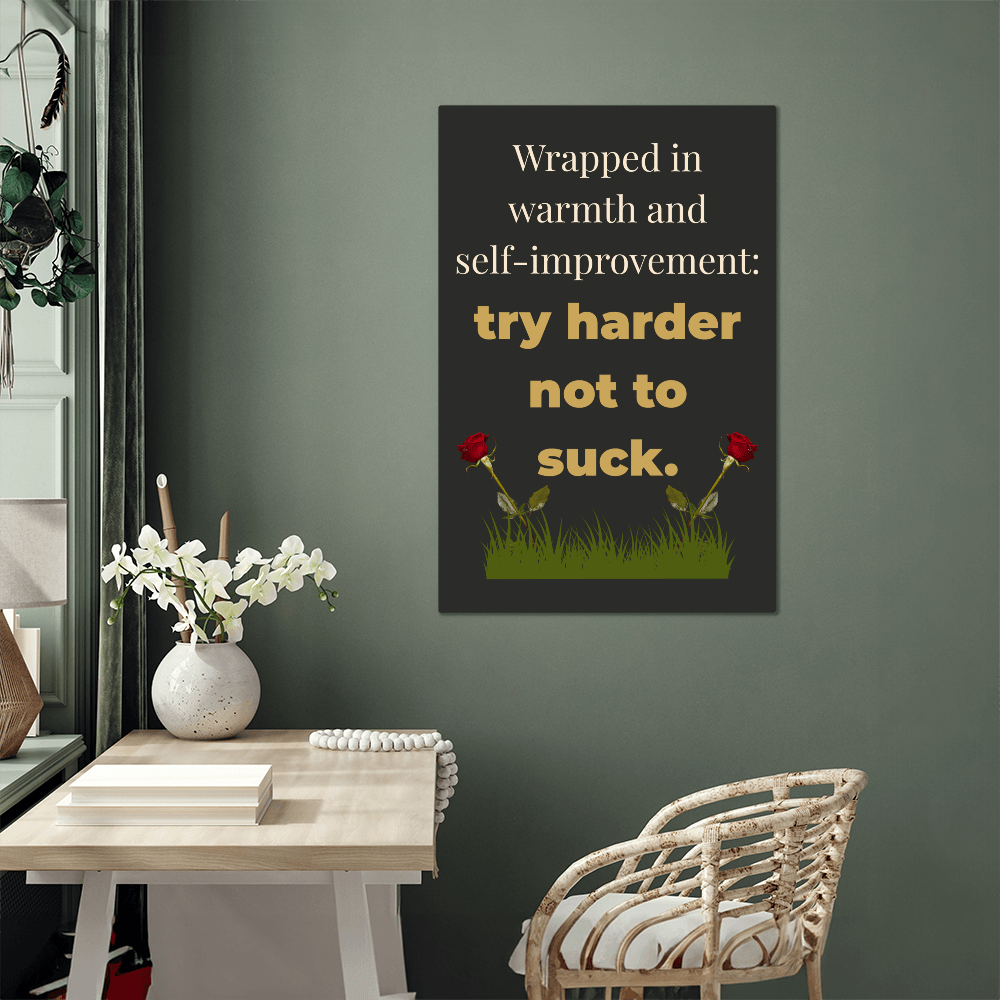 ShineOn Fulfillment Jewelry Funny Motivational Metal Wall Art - GHR1248