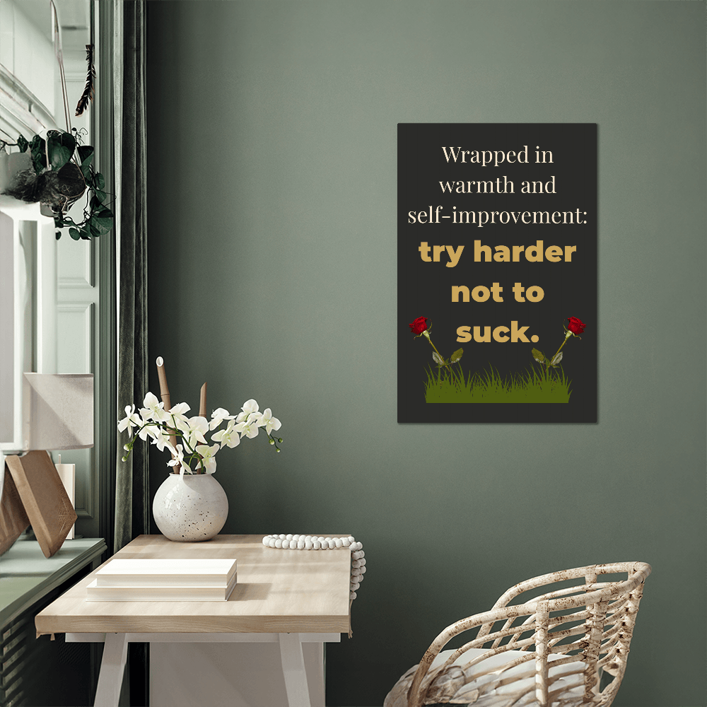 ShineOn Fulfillment Jewelry Funny Motivational Metal Wall Art - GHR1248