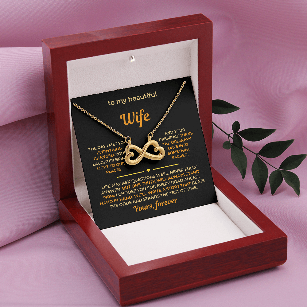 ShineOn Fulfillment Jewelry Husband->Wife - Endless Love Necklace - GHR1274