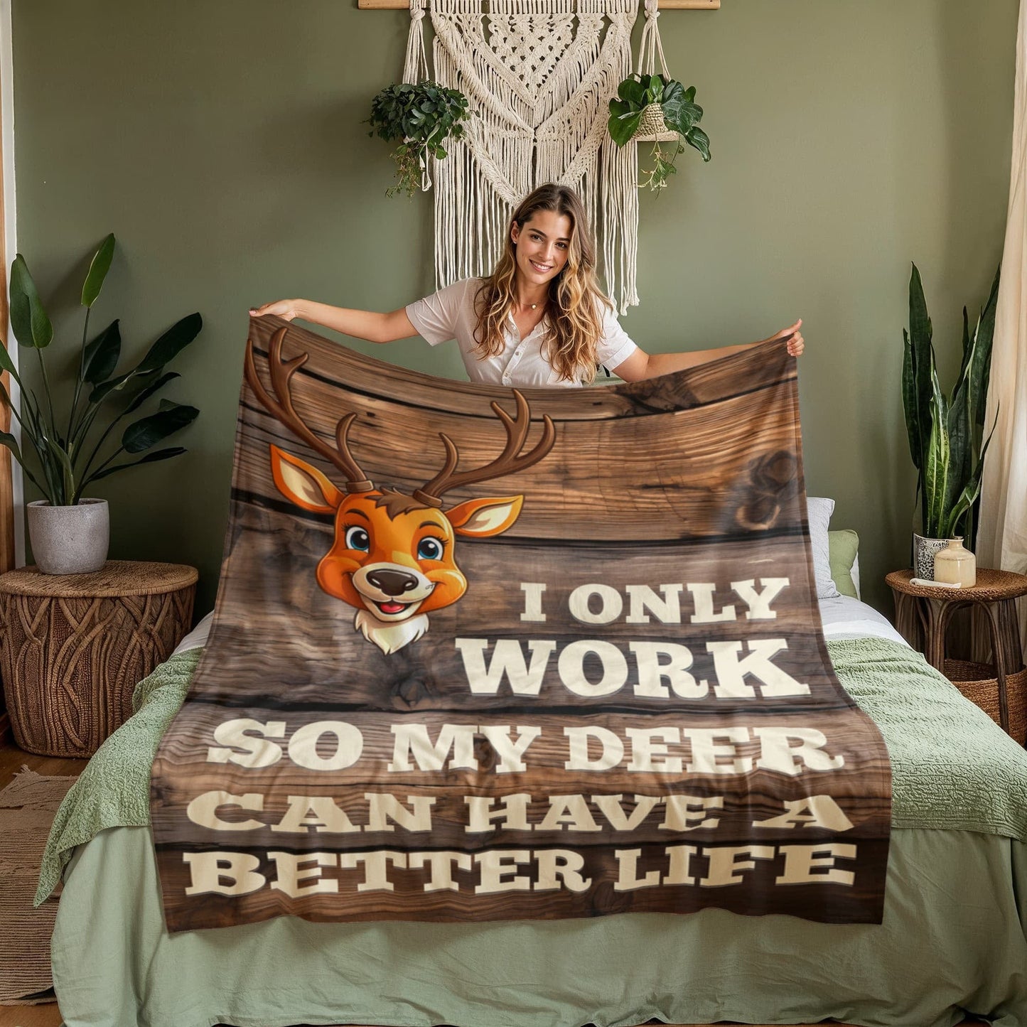 ShineOn Fulfillment Jewelry I Only Work So My Deer Can Have a Better Life – GHR1224