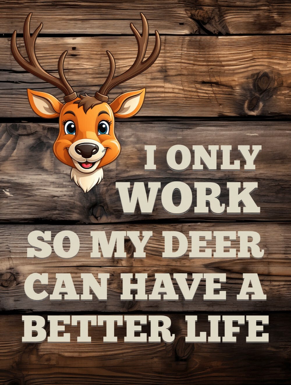 ShineOn Fulfillment Jewelry I Only Work So My Deer Can Have a Better Life – GHR1224