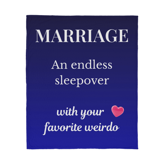 ShineOn Fulfillment Jewelry Jersey Fleece Blanket Marriage Blanket – Jersey Fleece Blanket 50" x 60" - GHR1210