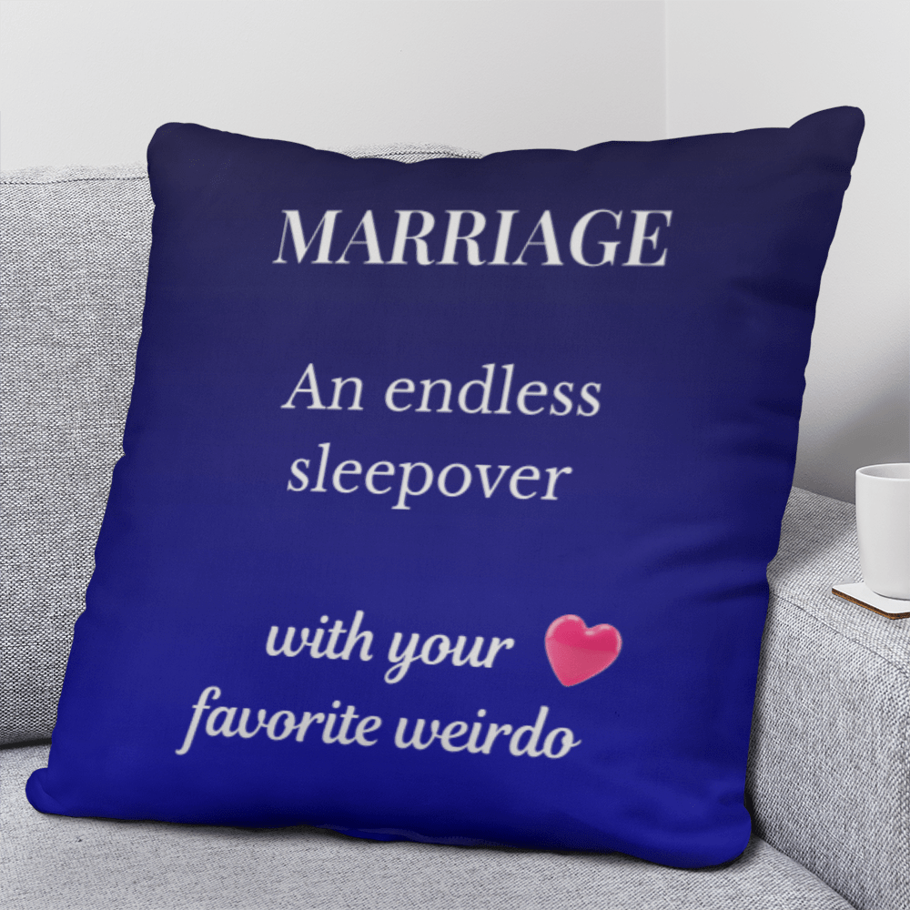 ShineOn Fulfillment Jewelry Marriage Pillow – Classic Pillow - GHR1211