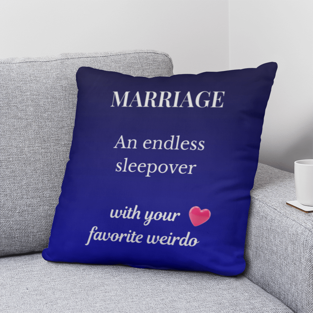 ShineOn Fulfillment Jewelry Marriage Pillow – Classic Pillow - GHR1211
