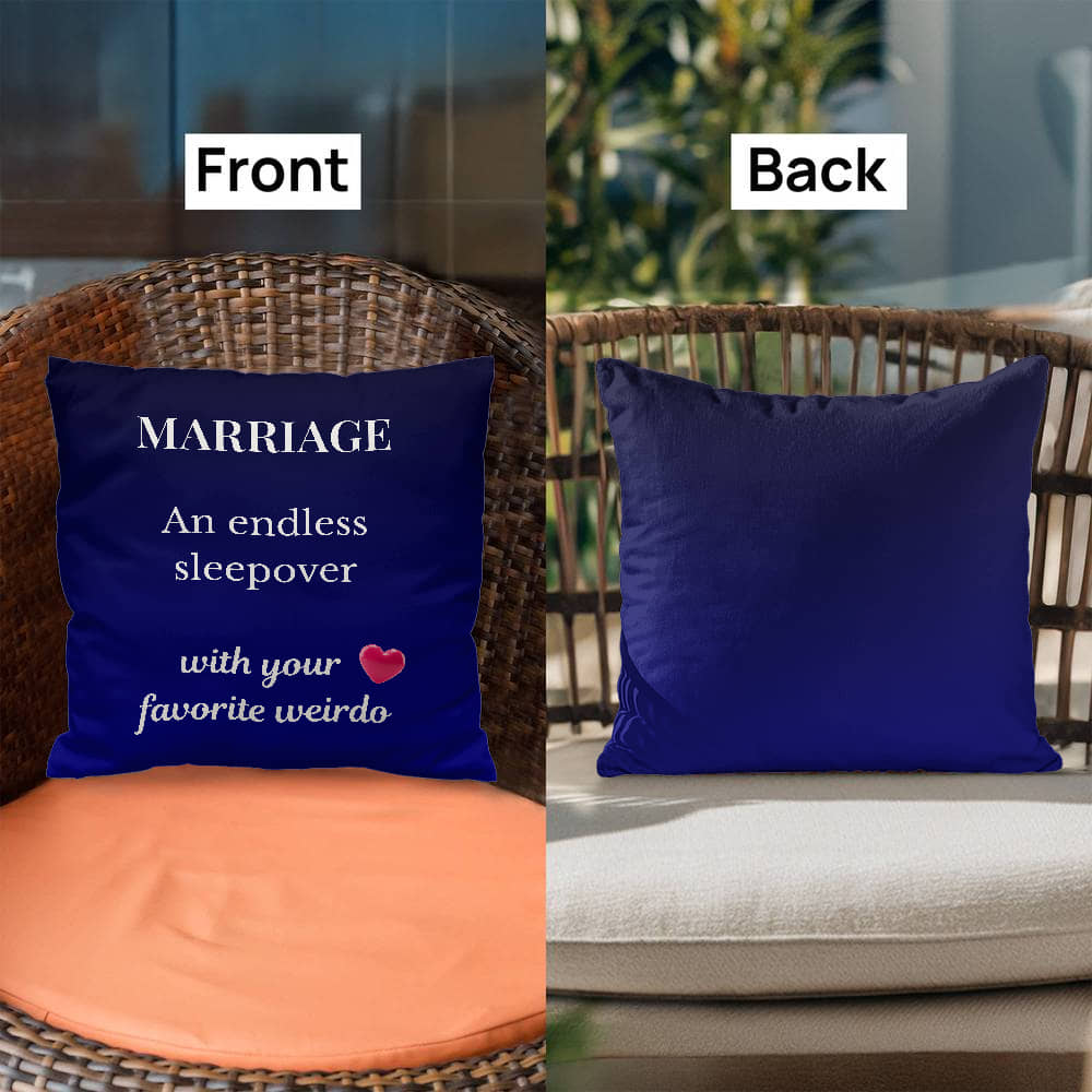 ShineOn Fulfillment Jewelry Marriage Pillow – Classic Pillow - GHR1211
