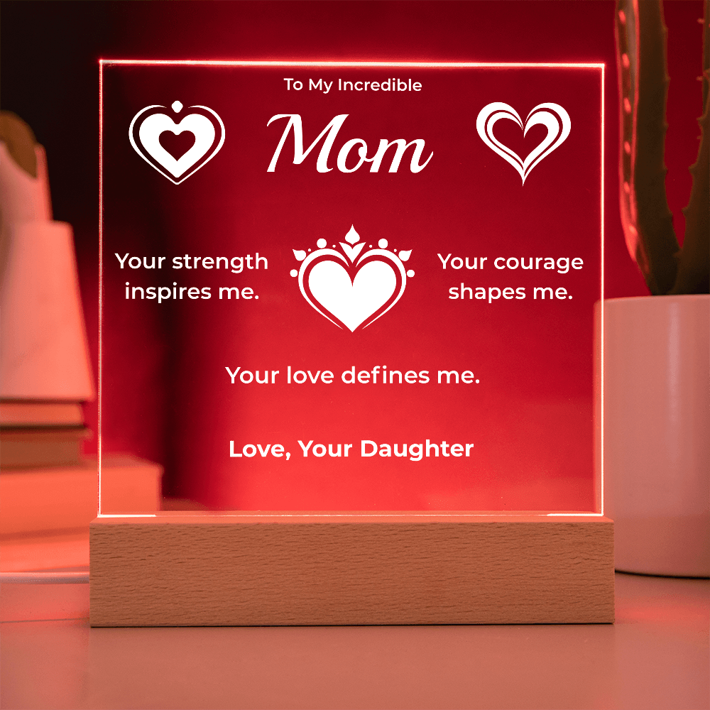 ShineOn Fulfillment Jewelry Mom from Daughter Plaque