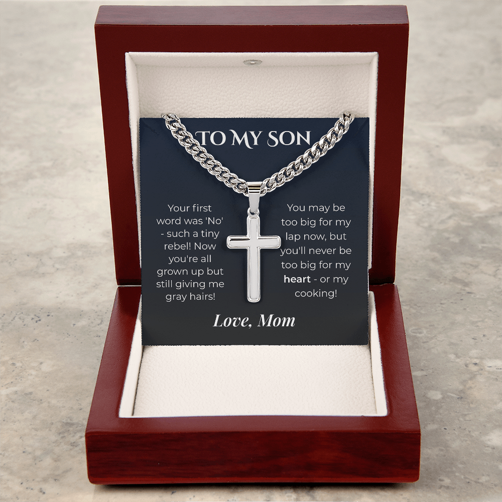 ShineOn Fulfillment Jewelry Mom->Son - Artisan Cross - GHR1242