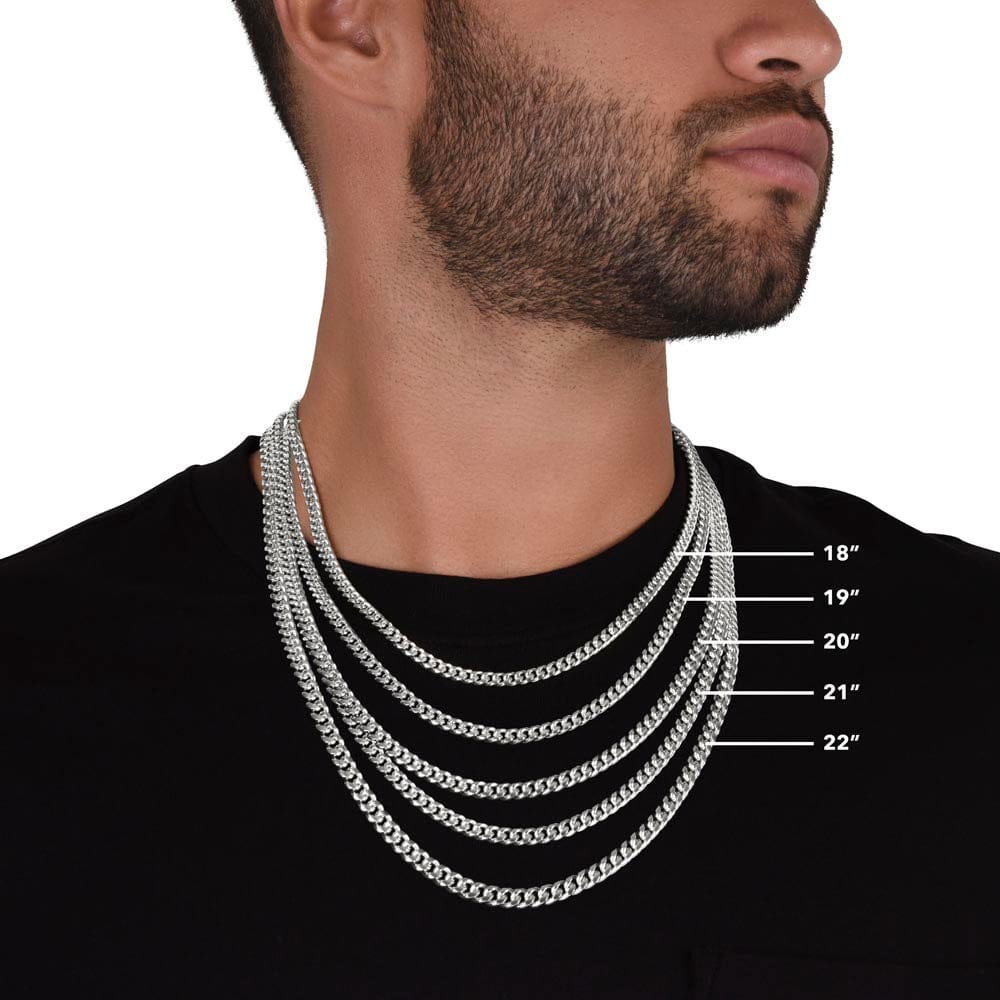 ShineOn Fulfillment Jewelry Mom->Son - Cuban Link Necklace - GHR1260