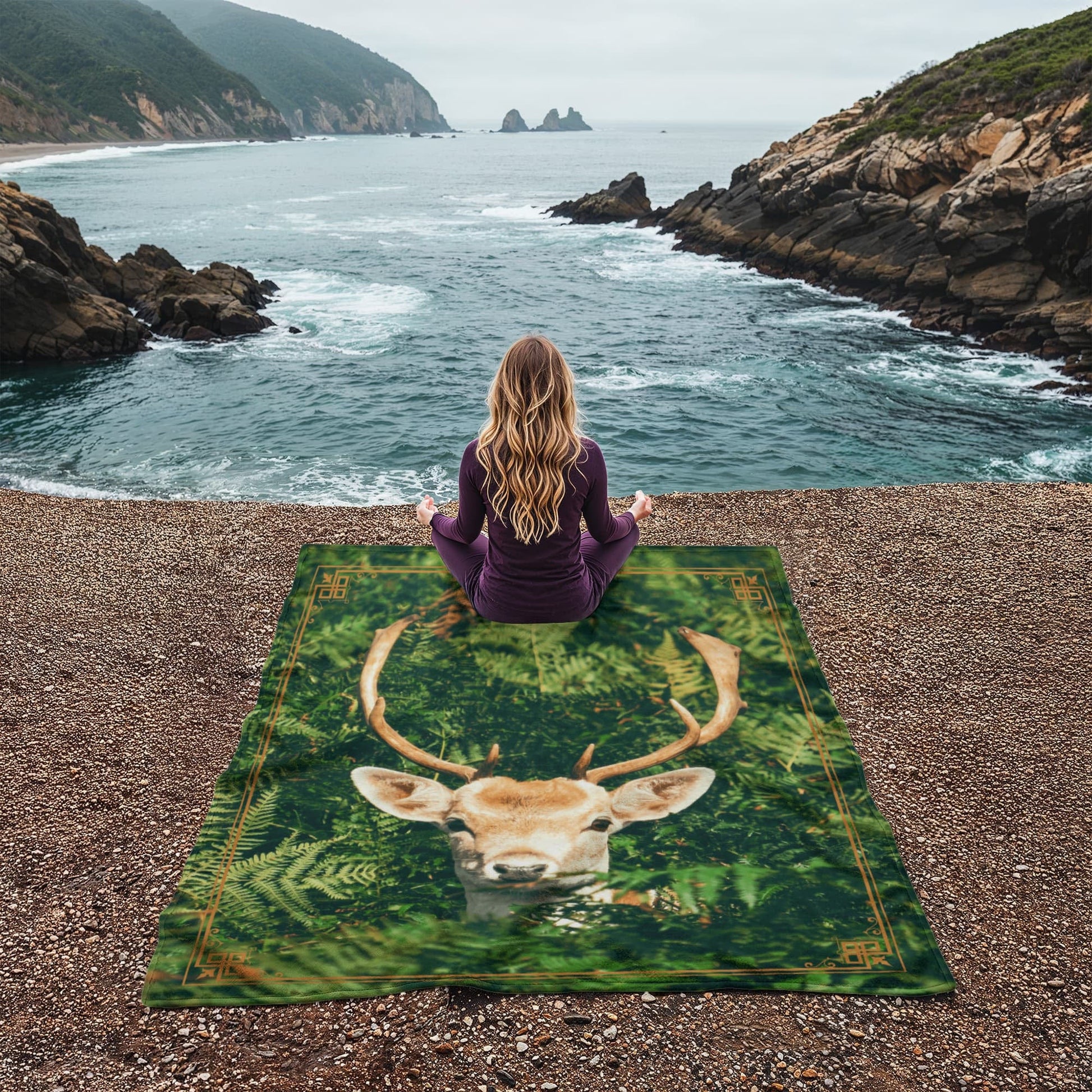 ShineOn Fulfillment Jewelry Rustic Hunting Lodge Throw - GHR1235