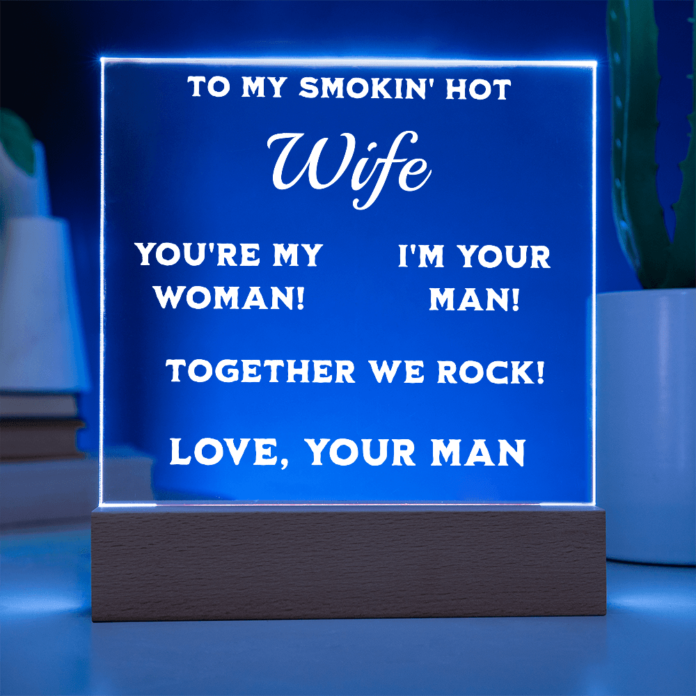 ShineOn Fulfillment Jewelry Smokin' Hot Wife Plaque