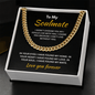 ShineOn Fulfillment Jewelry Soulmate - Cuban Link Chain - GHR1302