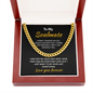 ShineOn Fulfillment Jewelry Soulmate - Cuban Link Chain Necklace - GHR1313
