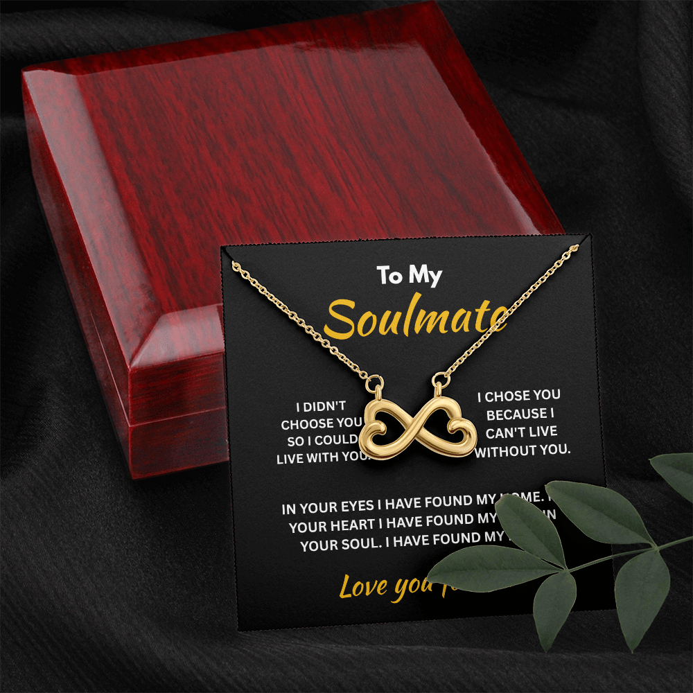 ShineOn Fulfillment Jewelry Soulmate - Endless Love Necklace - GHR1295