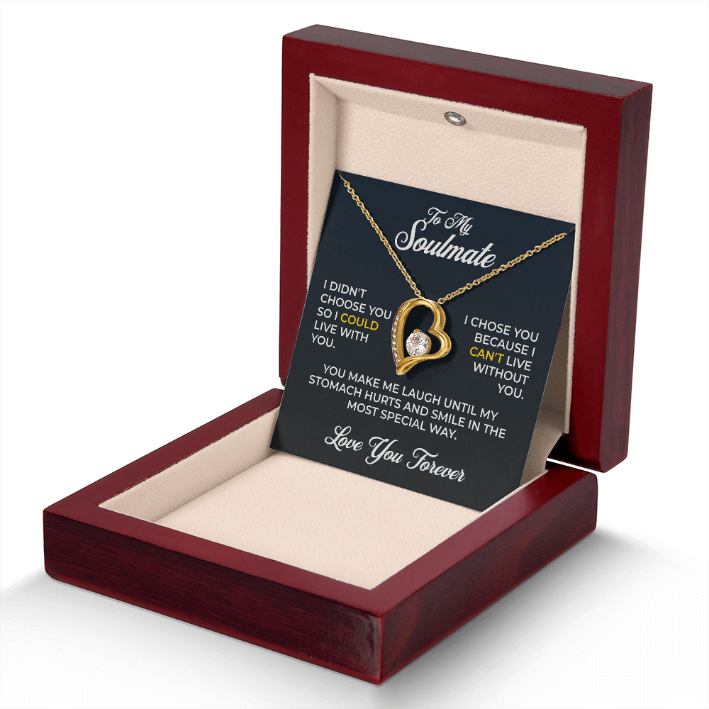 ShineOn Fulfillment Jewelry Soulmate - Forever Love Necklace - GHR1255
