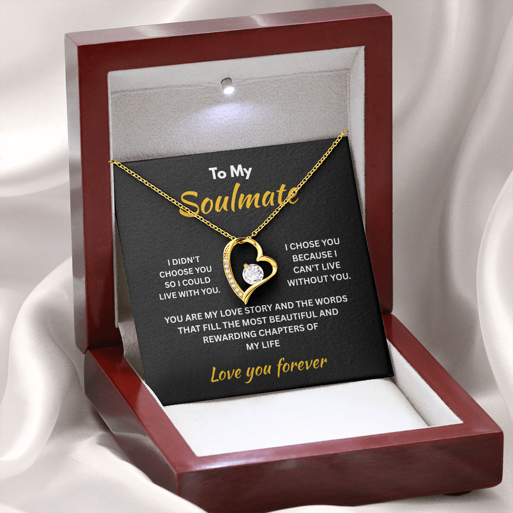 ShineOn Fulfillment Jewelry Soulmate - Forever Love Necklace - GHR1297