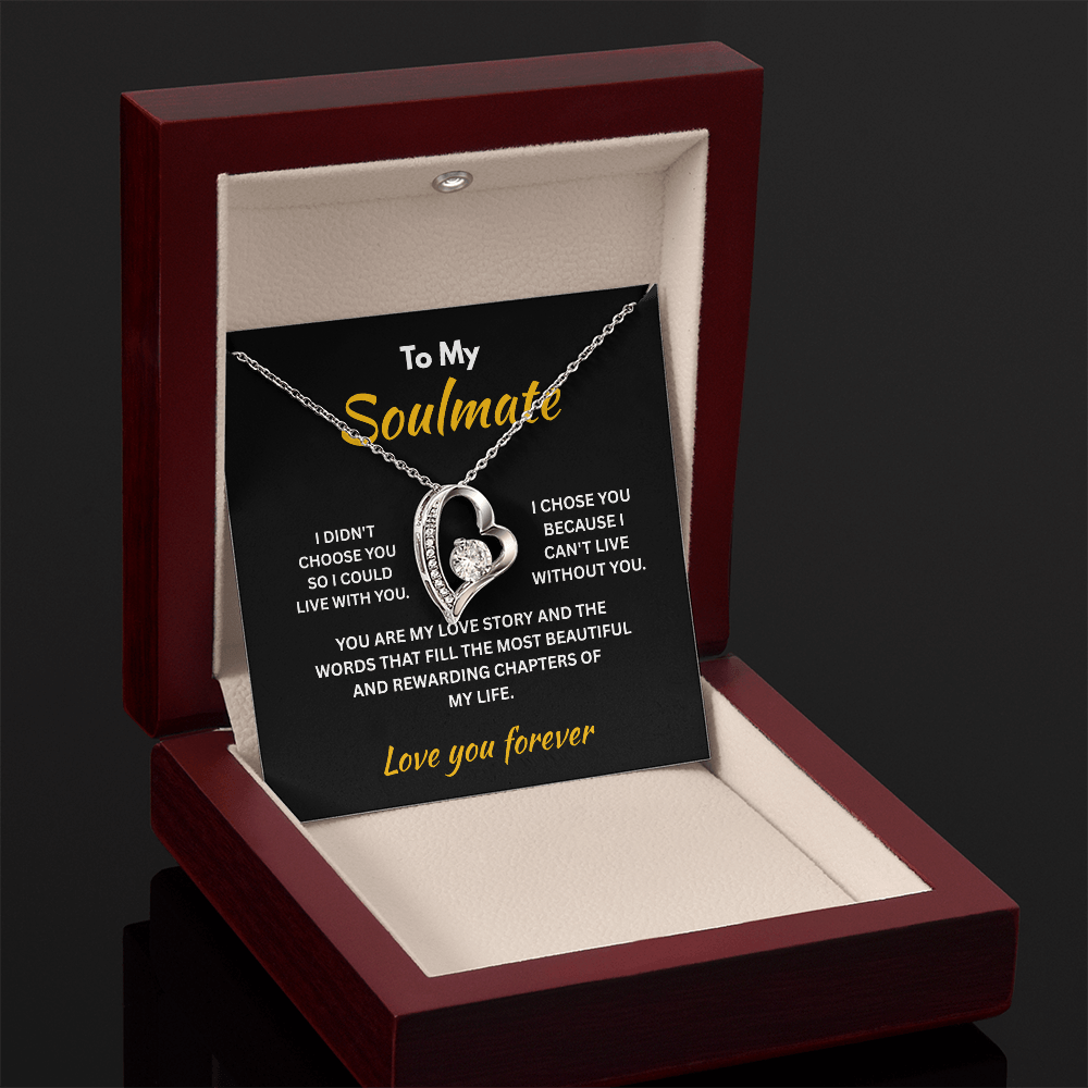 ShineOn Fulfillment Jewelry Soulmate - Forever Love Necklace - GHR1304