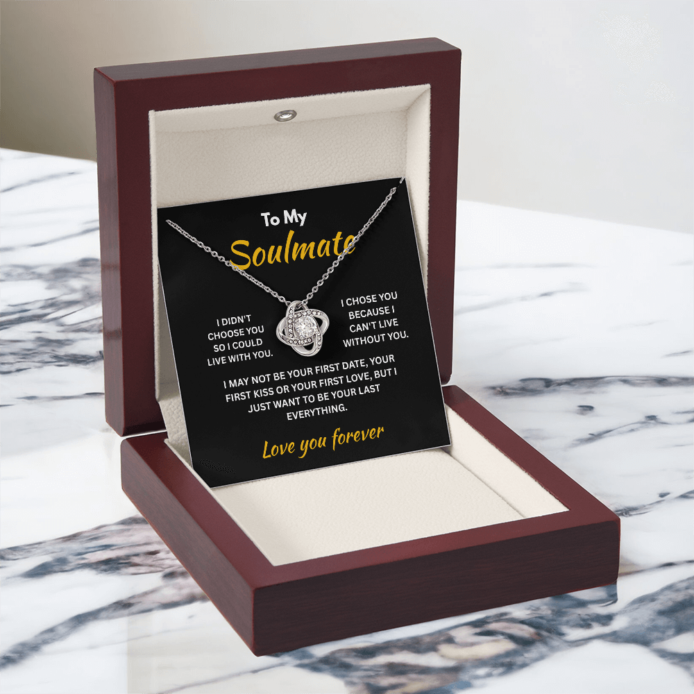 ShineOn Fulfillment Jewelry Soulmate - Love Knot Necklace - GHR1311