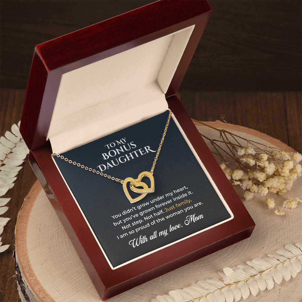 ShineOn Fulfillment Jewelry To My Bonus Daughter – Just Family - GHR1220